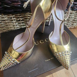 Gucci Gold with Silver studs